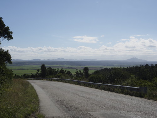 mountains in the distance