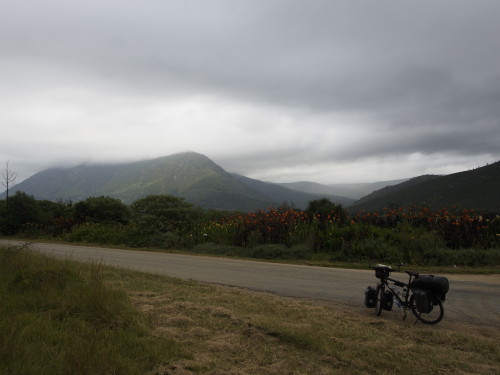 Tsitsikamma Mountains in the mist