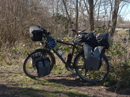 my bike with bags