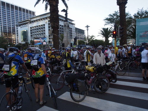 Loaded bikes