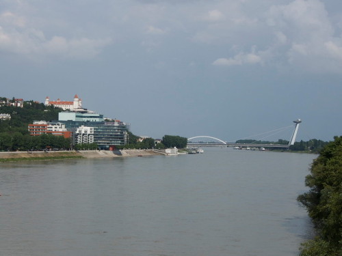 entering Bratislava