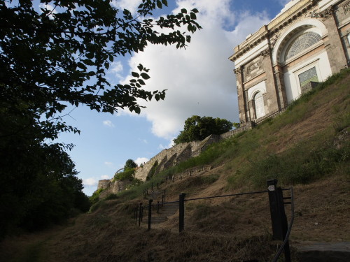 the way up to the cathedral