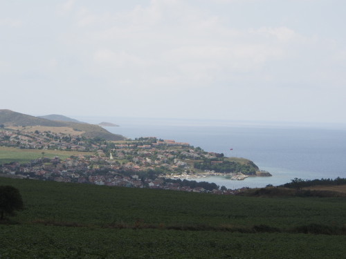 village on saros bay