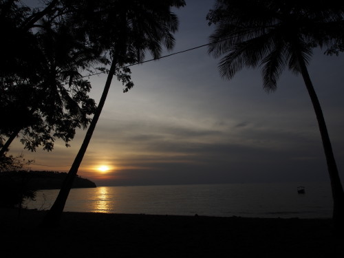 Sunset at Kigoma beach