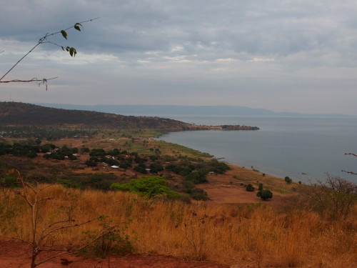 Kasanga, Port, Lake Tanganyika seen from the hill