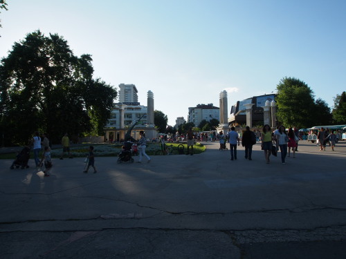 Pedestrian Zone near the beach